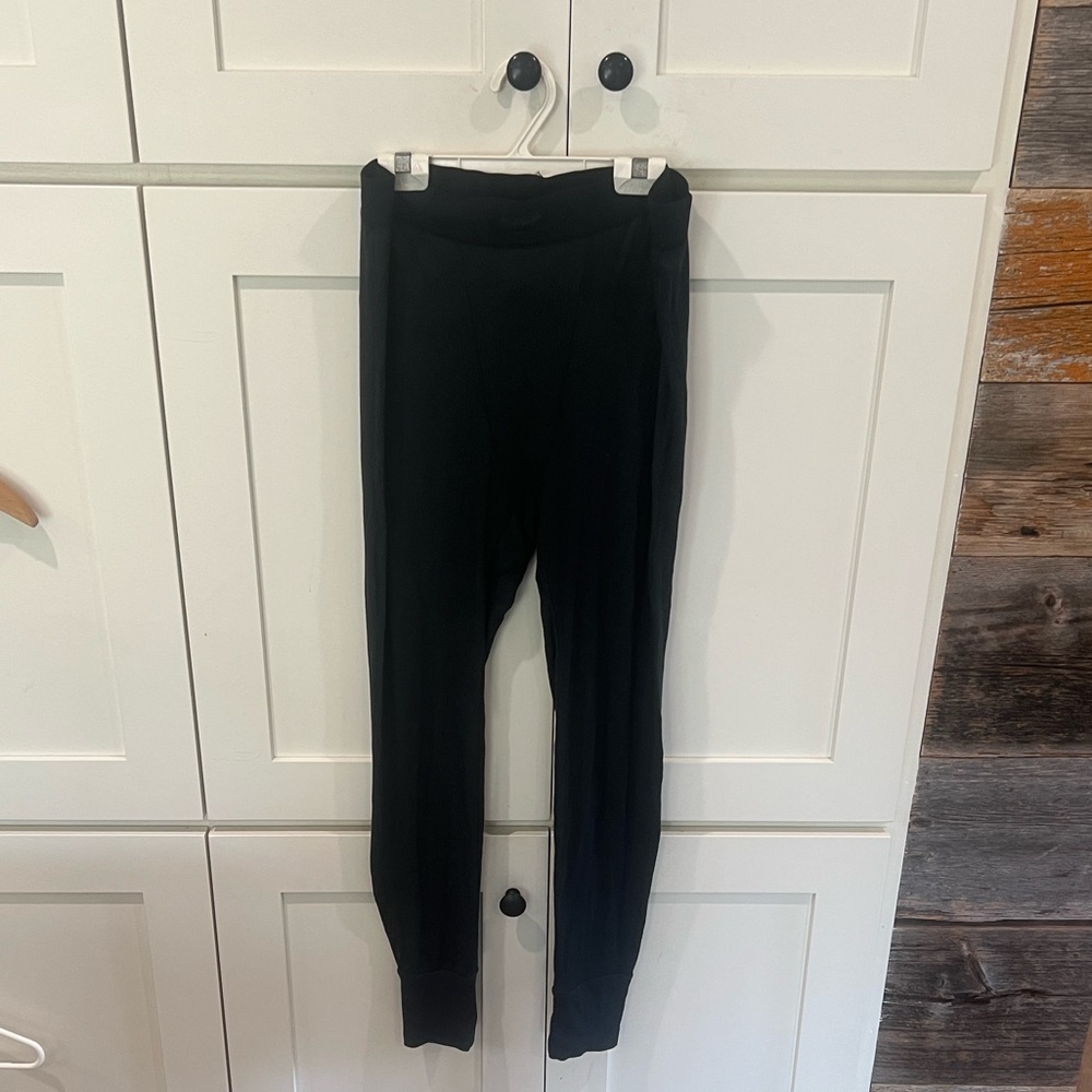 Skims ribbed thermal leggings in Soot size 2xl